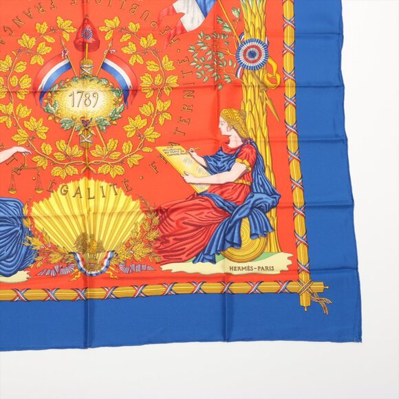 SOLD OUT ❌Hermès Carré 90 LIBERTE EGALITE FRATERNITE REPUBLIQUE FRANCAISE 178 - Picture 4 of 7